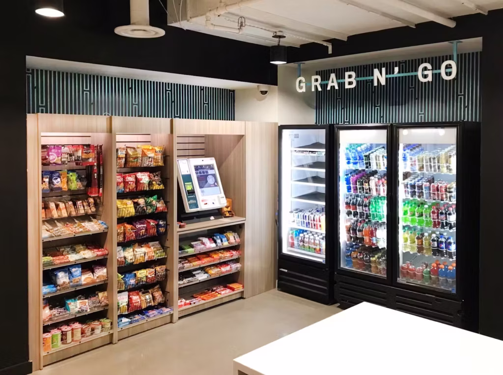 Micro Market Vending Solutions with Self Checkout Kiosks